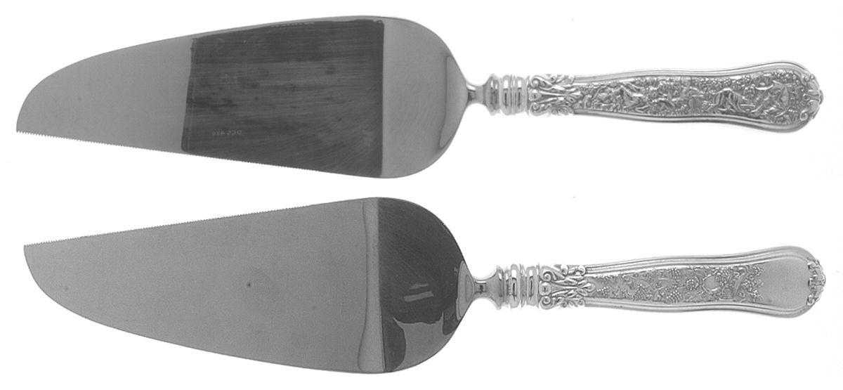 Olympian (Sterling, 1878, No Monograms) Pie and Cake Server with Stainless Blade by Tiffany & CO SILVER-1