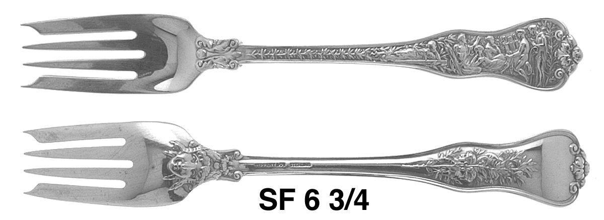 Olympian (Sterling, 1878, No Monograms) Individual Salad Fork by Tiffany & CO SILVER-1