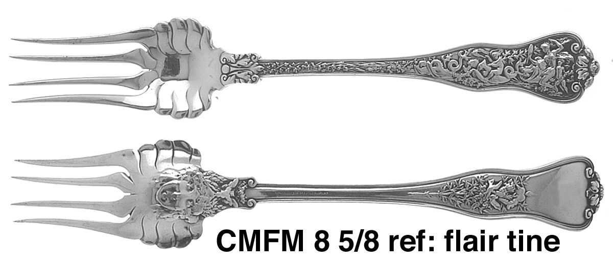 Olympian (Sterling, 1878, No Monograms) Medium Solid Cold Meat Serving Fork by Tiffany & CO SILVER-1