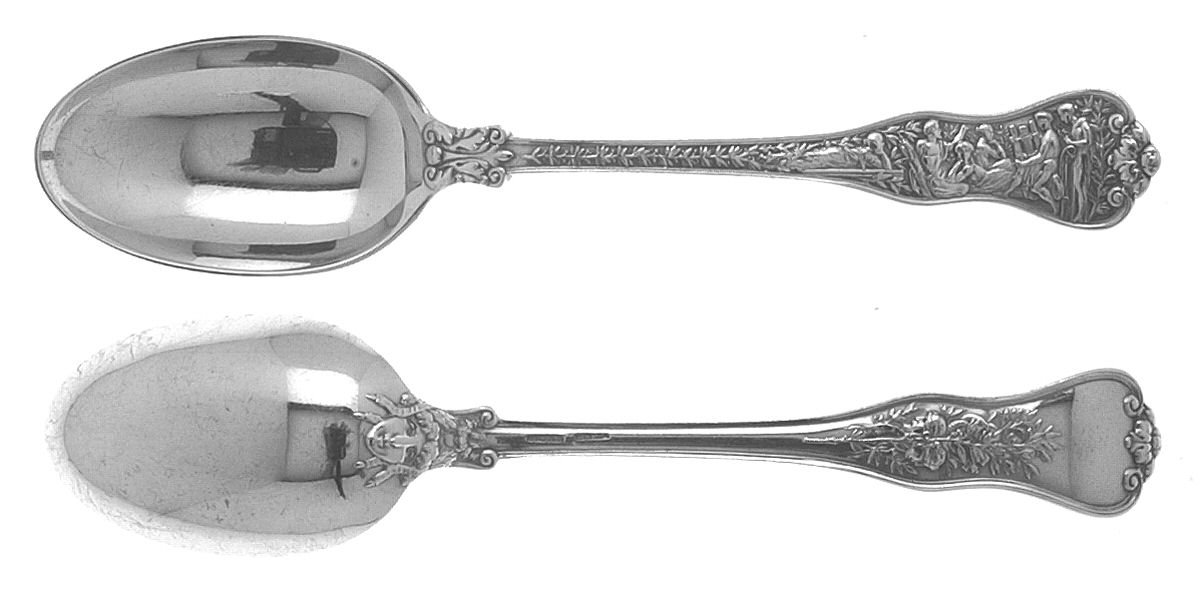 Olympian (Sterling, 1878, No Monograms) Spoon-Dessert/Oval Soup by Tiffany & CO SILVER-1