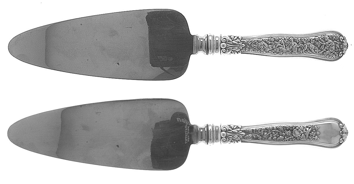 Olympian (Sterling, 1878, No Monograms) Pie Server with Stainless Blade by Tiffany & CO SILVER-1