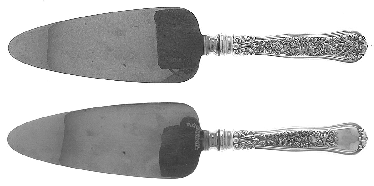 Olympian (Sterling, 1878, No Monograms) Pie Server with Stainless Blade by Tiffany & CO SILVER-1