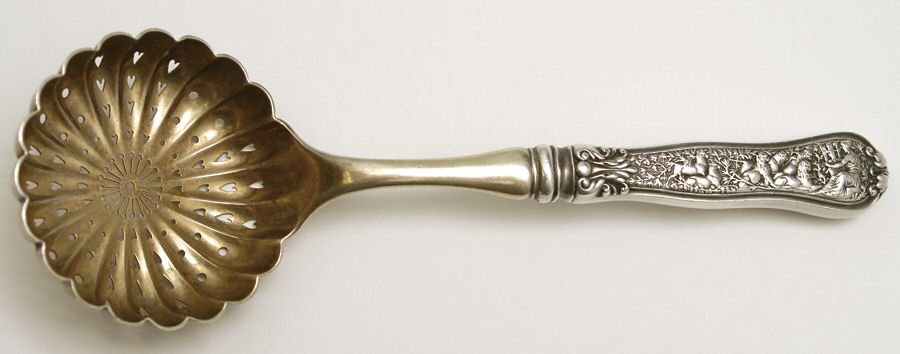 Olympian (Sterling, 1878, No Monograms) Large Hollow Handle Sugar Sifter,Sterling Bowl by Tiffany & CO SILVER-1