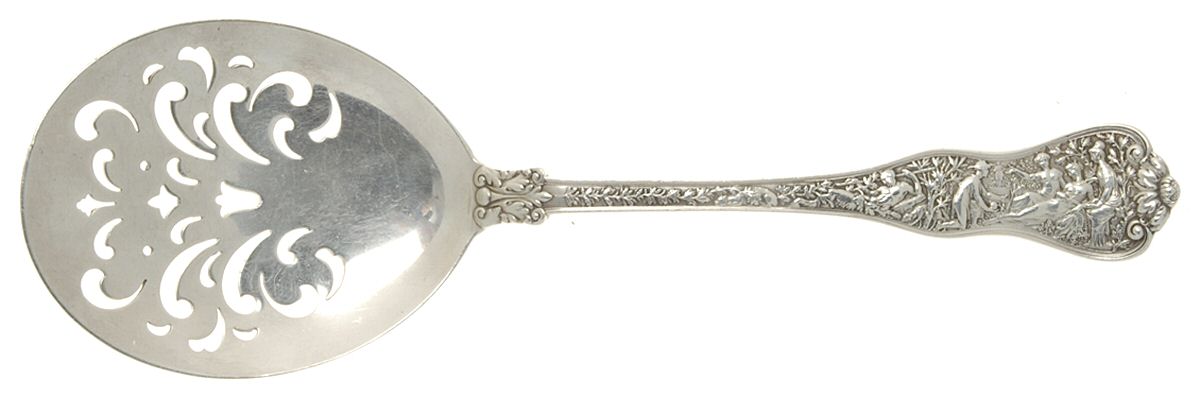Olympian (Sterling, 1878, No Monograms) Solid Pierced Egg Server by Tiffany & CO SILVER-1