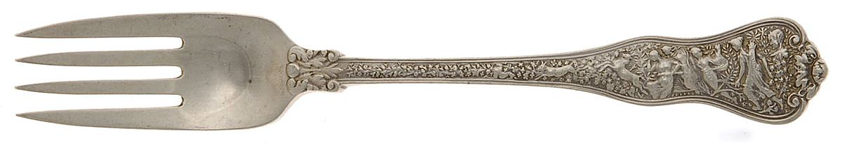 Olympian (Sterling, 1878, No Monograms) Pastry Fork by Tiffany & CO SILVER-1