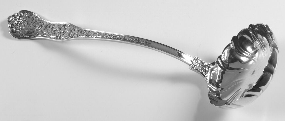 Olympian (Sterling, 1878, No Monograms) Solid Soup Ladle with Fluted Bowl by Tiffany & CO SILVER-1