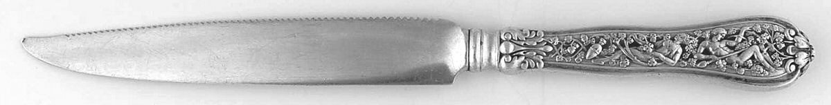 Olympian (Sterling, 1878, No Monograms) Orange Knife Hollow Handle Sterling Blade by Tiffany & CO SILVER-1