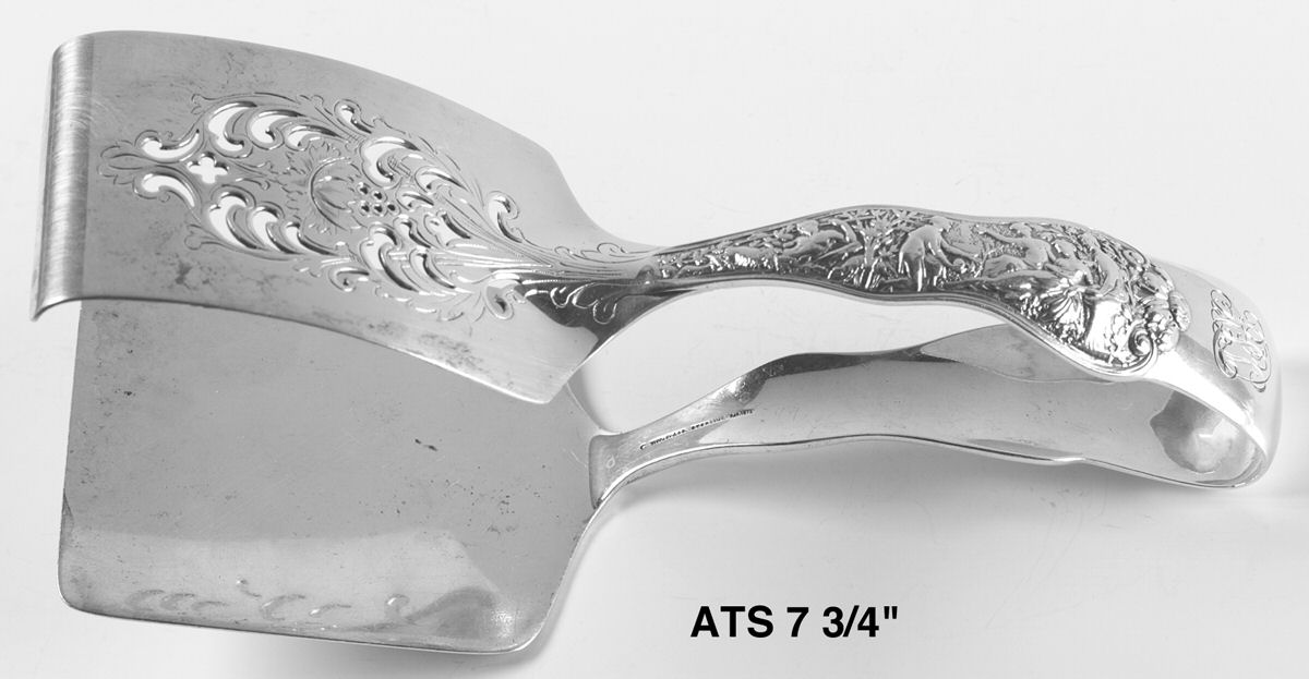 Olympian (Sterling, 1878, No Monograms) Solid Piece Aspragus Tongs by Tiffany & CO SILVER-1