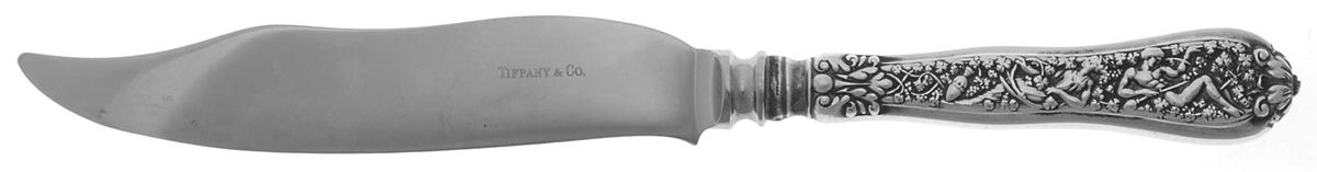 Olympian (Sterling, 1878, No Monograms) Individual Fish Knife with Stainless Blade by Tiffany & CO SILVER-1