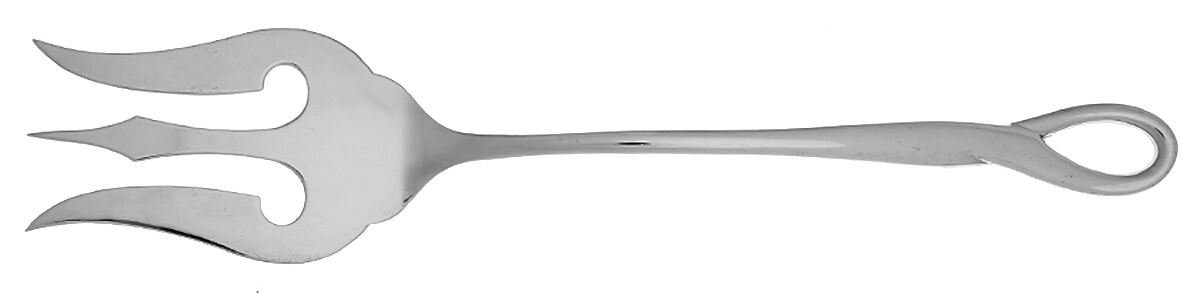 Padova (Sterling, 1984) Large Solid Fish Serving Fork by Tiffany & CO SILVER-1