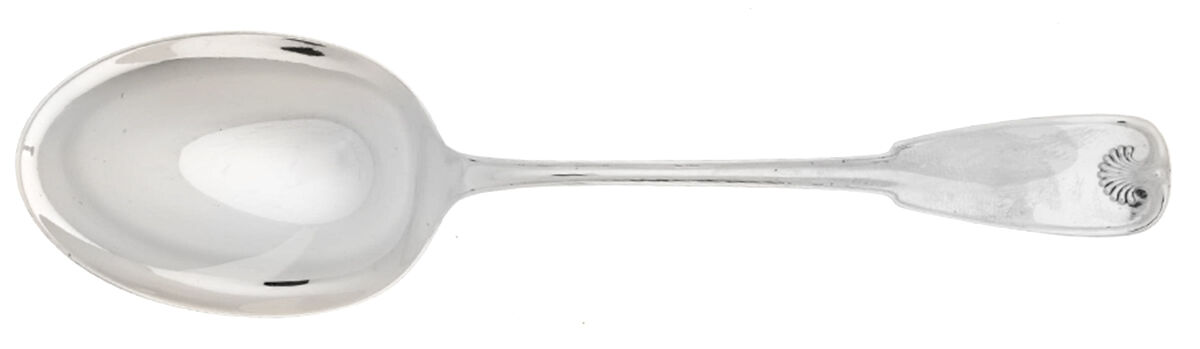 Palm (Sterling, 1871) Vegetable Serving Spoon (Solid) by Tiffany & CO SILVER-1