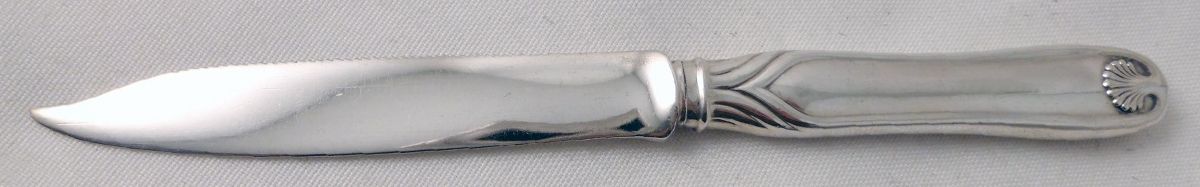 Palm (Sterling, 1871) Hollow Handle Fruit Knife with Sterling Blade by Tiffany & CO SILVER-1