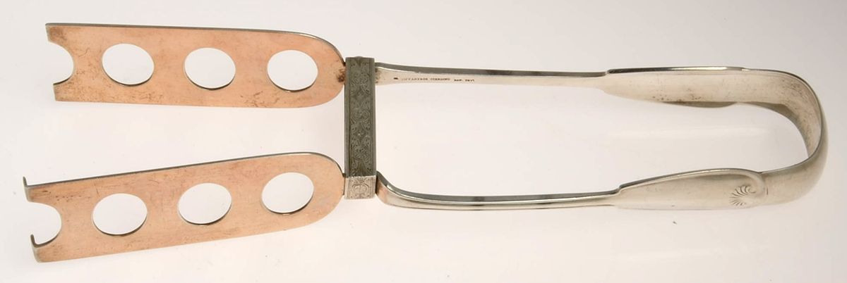 Palm (Sterling, 1871) Solid Yoked Asparagus Tongs by Tiffany & CO SILVER-1