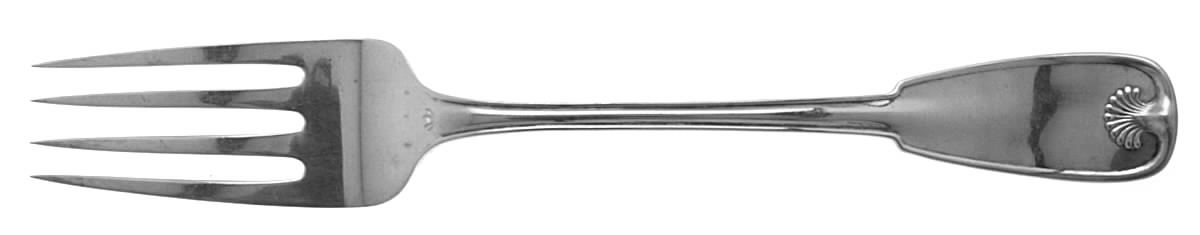 Palm (Sterling, 1871) Small Solid Serving Fork by Tiffany & CO SILVER-1