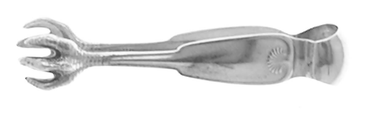 Palm (Sterling, 1871) Small Solid Tete A Tete Tongs by Tiffany & CO SILVER-1