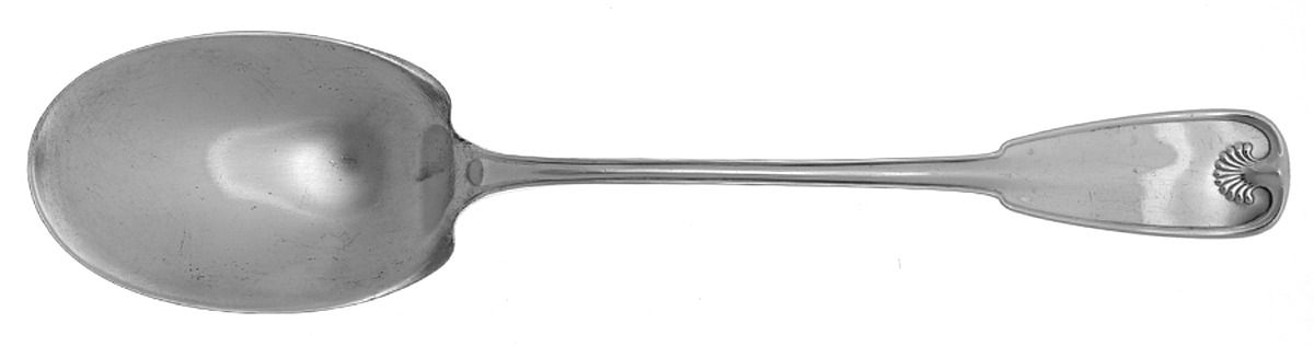 Palm (Sterling, 1871) Oversize Solid Salad Serving Spoon by Tiffany & CO SILVER-1