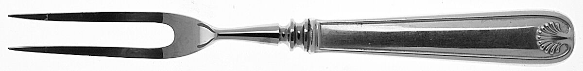 Palm (Sterling, 1871) Small Steak Carving Fork with Stainless Prongs by Tiffany & CO SILVER-1