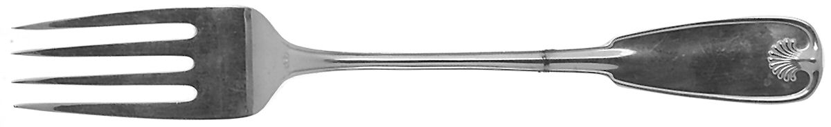 Palm (Sterling, 1871) Solid Serving Fork by Tiffany & CO SILVER-1