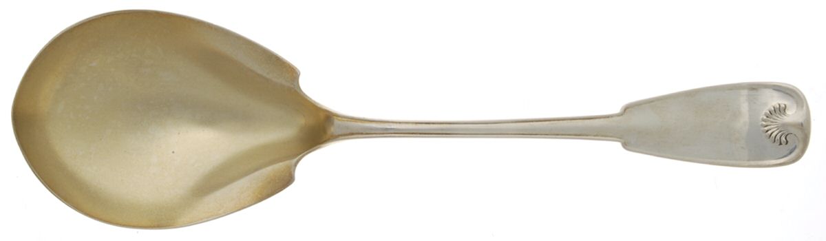 Palm (Sterling, 1871) Solid Salad Serving Spoon by Tiffany & CO SILVER-1