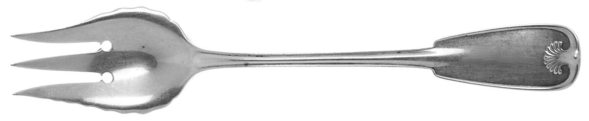 Palm (Sterling, 1871) 3 Tine Pastry Fork by Tiffany & CO SILVER-1