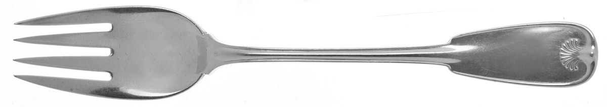 Palm (Sterling, 1871) Individual Solid Fish Fork by Tiffany & CO SILVER-1