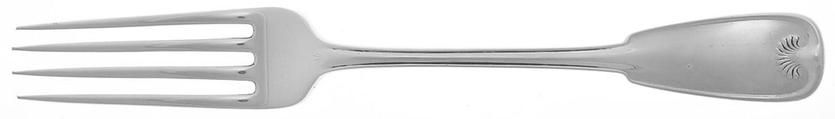 Palm (Sterling, 1871) Luncheon/Dessert Fork, Solid Piece by Tiffany & CO SILVER-1