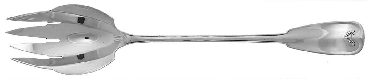Palm (Sterling, 1871) Oversize Solid Salad Servng Fork by Tiffany & CO SILVER-1