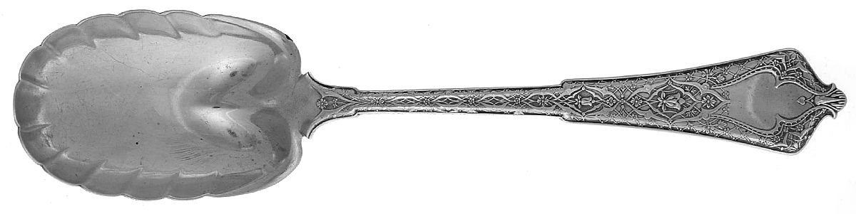 Persian (Sterling, 1872) Large Preserve Spoon by Tiffany & CO SILVER-1