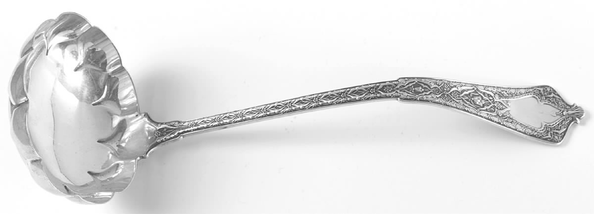 Persian (Sterling, 1872) Solid Oyster Ladle with Fluted Bowl by Tiffany & CO SILVER-1
