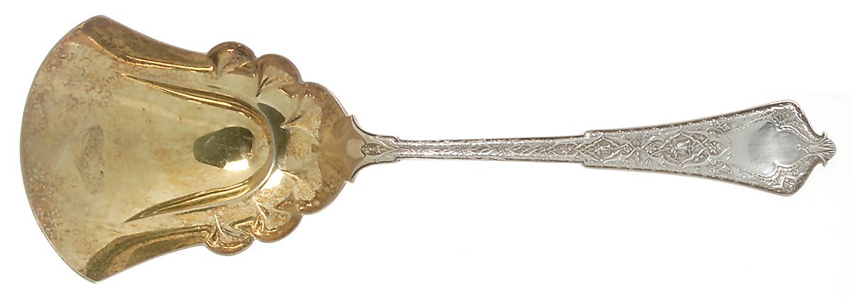 Persian (Sterling, 1872) Solid Berry Serving Scoop by Tiffany & CO SILVER-1