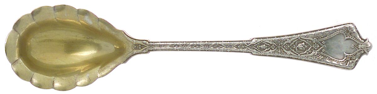 Persian (Sterling, 1872) Sugar Shell Spoon by Tiffany & CO SILVER-1