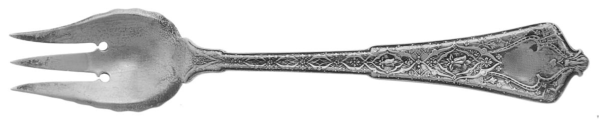 Persian (Sterling, 1872) 3 Tine Pastry Fork by Tiffany & CO SILVER-1