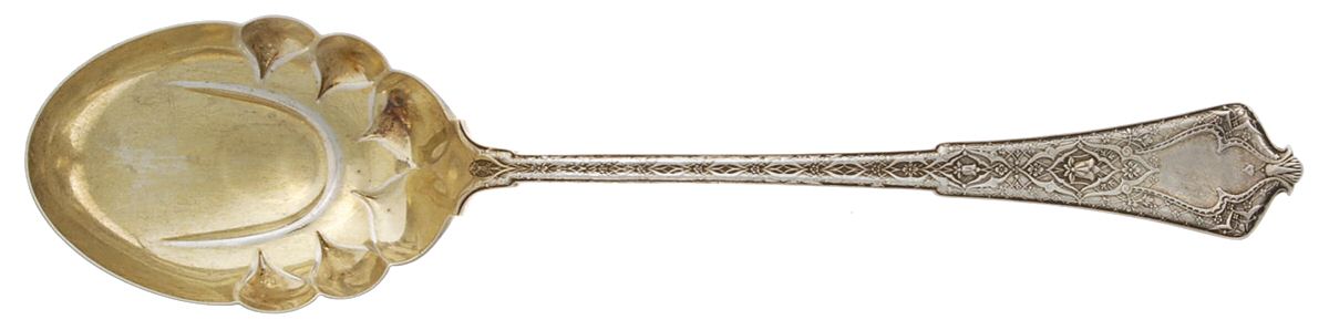 Persian (Sterling, 1872) Oversize Solid Salad Serving Spoon by Tiffany & CO SILVER-1