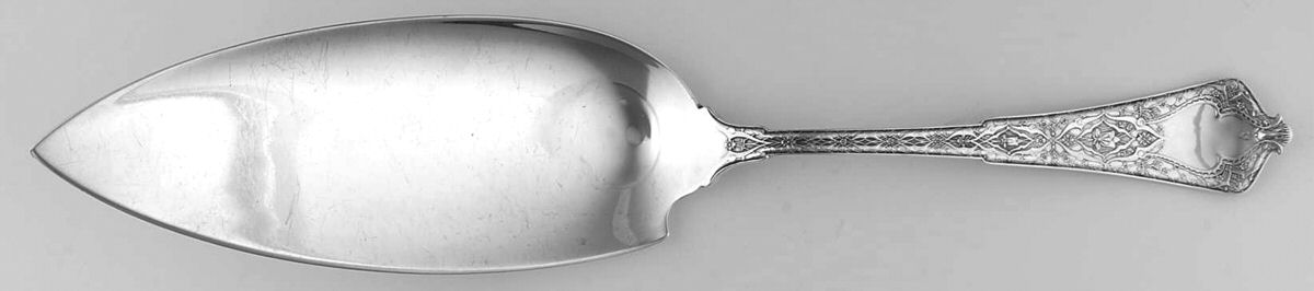 Persian (Sterling, 1872) Large Solid Fish Serving Knife by Tiffany & CO SILVER-1
