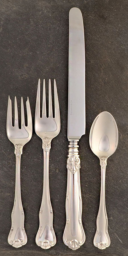 Provence (Sterling, 1961, No Monograms) 4 Piece Dinner Size Setting by Tiffany & CO SILVER-1