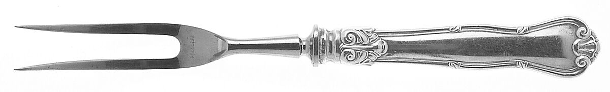 Provence (Sterling, 1961, No Monograms) Small Steak Carving Fork with Stainless Prongs by Tiffany & CO SILVER-1