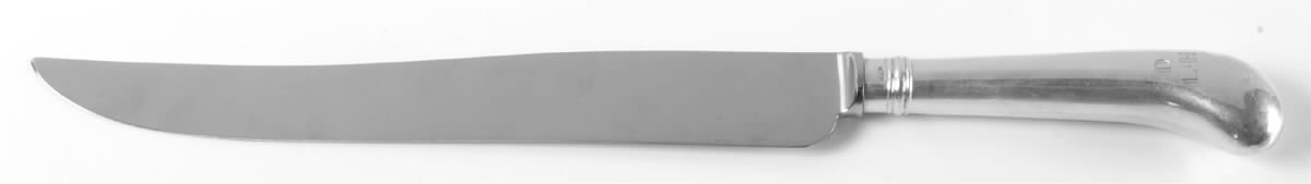 Rat Tail (Sterling, 1958) Large Stainless Blade Roast Carving Knife by Tiffany & CO SILVER-1