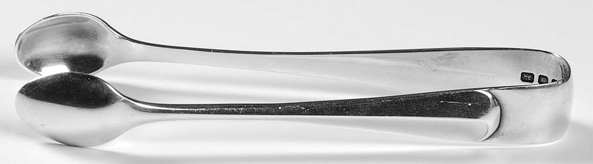 Rat Tail (Sterling, 1958) Small Sugar Tongs by Tiffany & CO SILVER-1