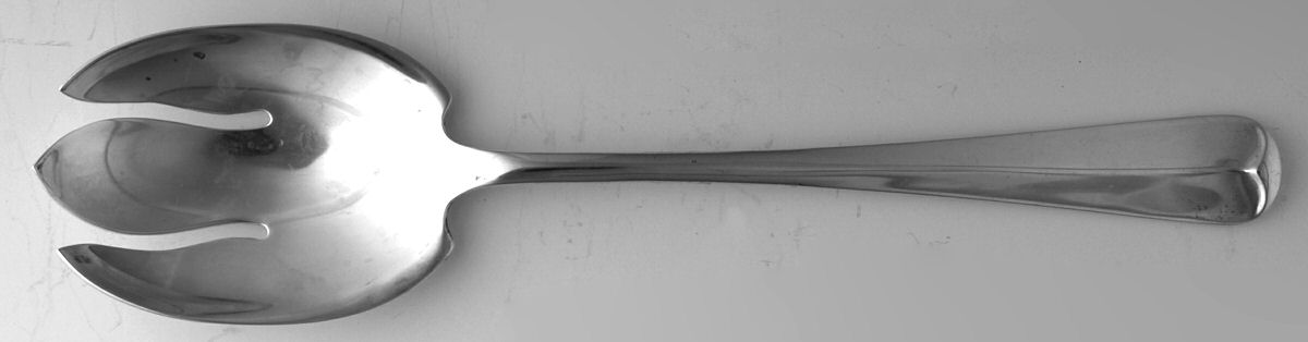 Rat Tail (Sterling, 1958) Solid Salad Serving Fork by Tiffany & CO SILVER-1