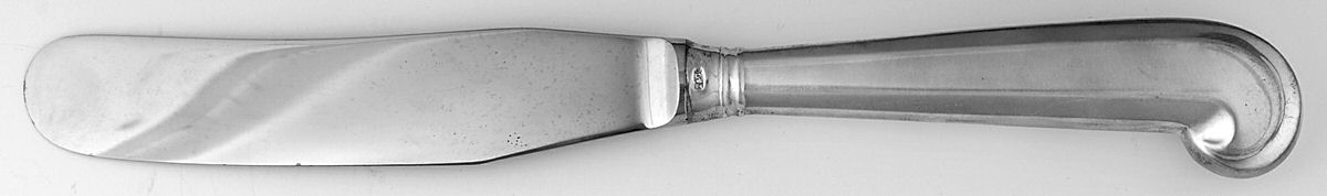 Rat Tail (Sterling, 1958) Hollow Handle Master Butter Knife by Tiffany & CO SILVER-1