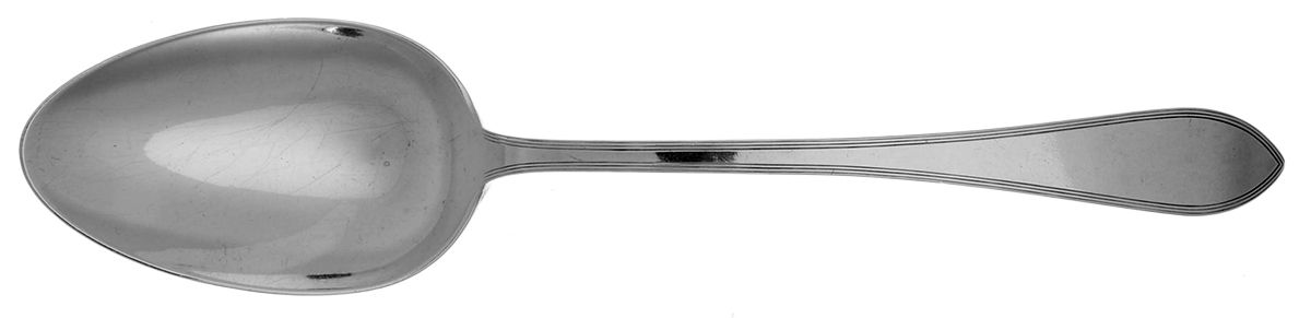 Reeded Edge (Sterling, 1937, No Monograms) Gravy Dressing Spoon Small with Buttom by Tiffany & CO SILVER-1