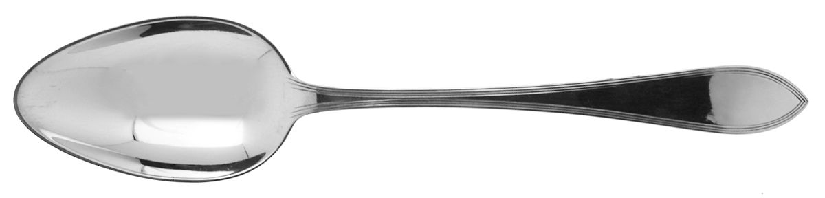 Reeded Edge (Sterling, 1937, No Monograms) Place/Oval Soup Spoon by Tiffany & CO SILVER-1