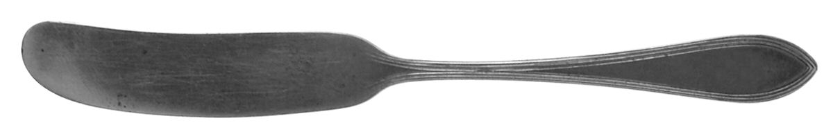 Reeded Edge (Sterling, 1937, No Monograms) Flat Handle Butter Spreader by Tiffany & CO SILVER-1