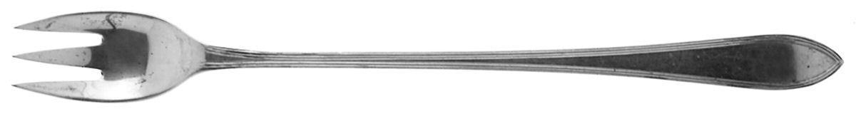 Reeded Edge (Sterling, 1937, No Monograms) Cocktail/Seafood Fork by Tiffany & CO SILVER-1