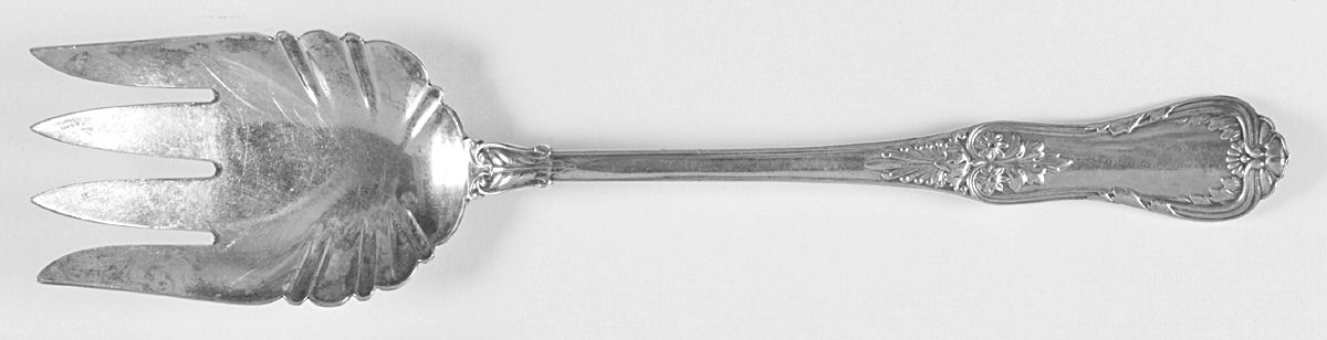 Regent (Silverplate, 1884, No Monograms) Solid Salad Serving Fork by Tiffany & CO SILVER-1