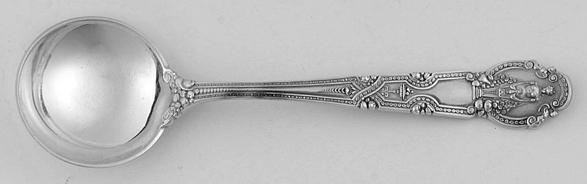 Renaissance (Sterling, 1905) Round Bowl Soup Spoon (Bouillon) by Tiffany & CO SILVER-1