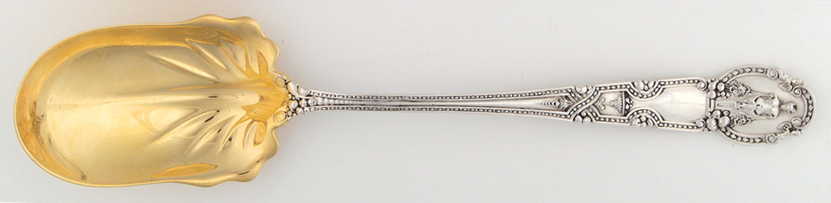 Renaissance (Sterling, 1905) Oversize Solid Salad Serving Spoon by Tiffany & CO SILVER-1