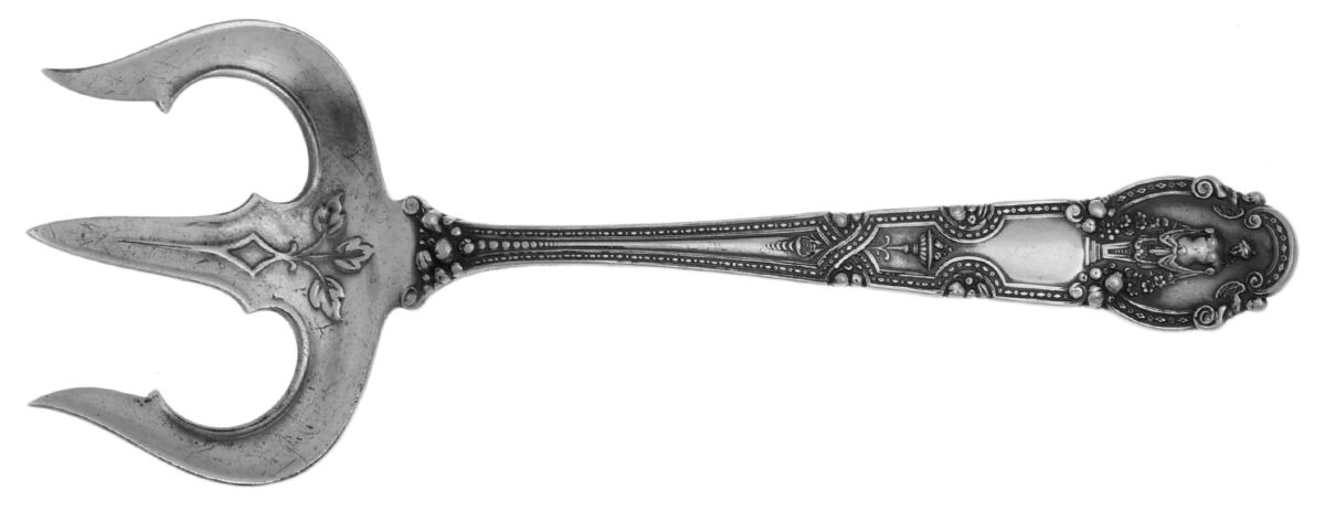 Renaissance (Sterling, 1905) Solid Bread Serving Fork by Tiffany & CO SILVER-1