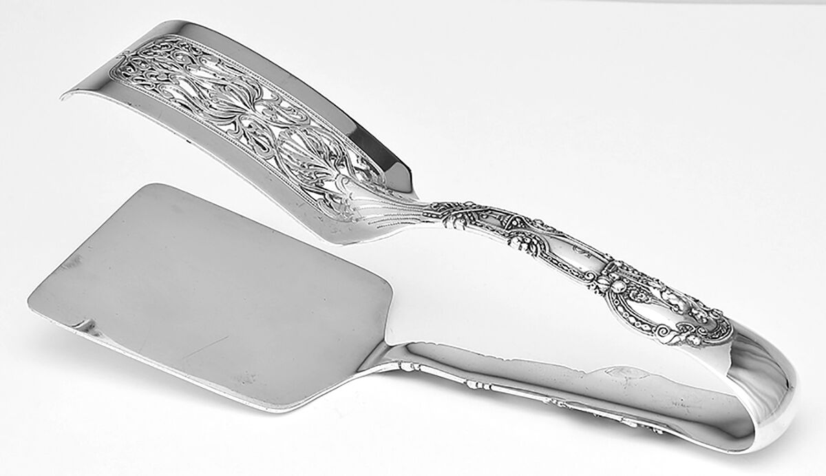 Renaissance (Sterling, 1905) Solid Piece Aspragus Tongs by Tiffany & CO SILVER-1