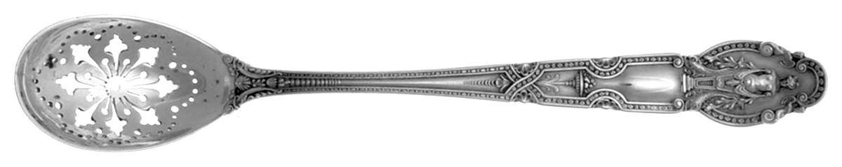 Renaissance (Sterling, 1905) Pierced Bowl Short Handle Olive Spoon by Tiffany & CO SILVER-1